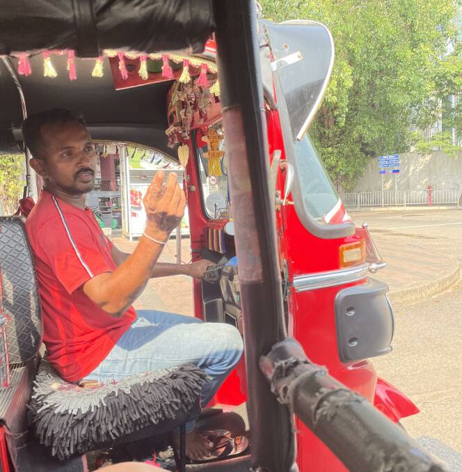 A tuktuk driver. Picture: Alanna Tomazin