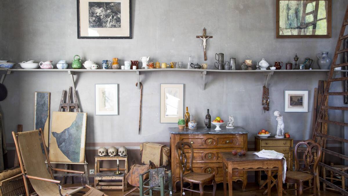 Inside Cezanne's studio. Picture: Susan Gough Henly