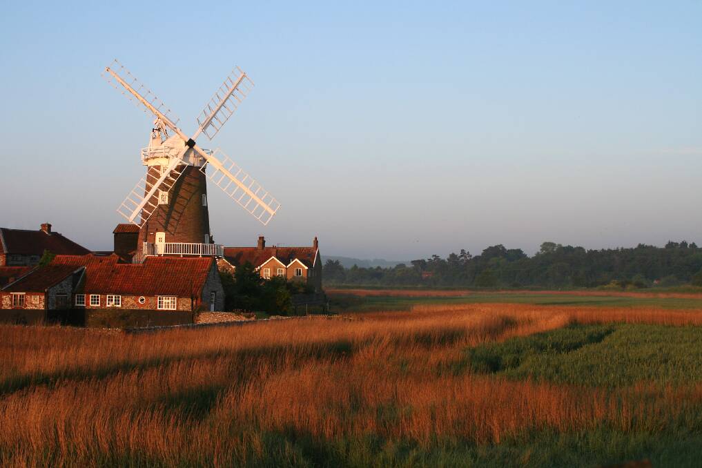 Cley Windmill in Norfolk, England.