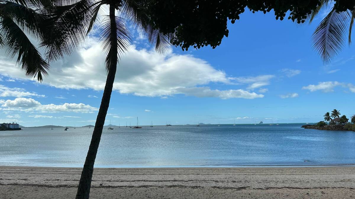 View from the shore at Airlie Beach. Picture by Georgia Rossiter
