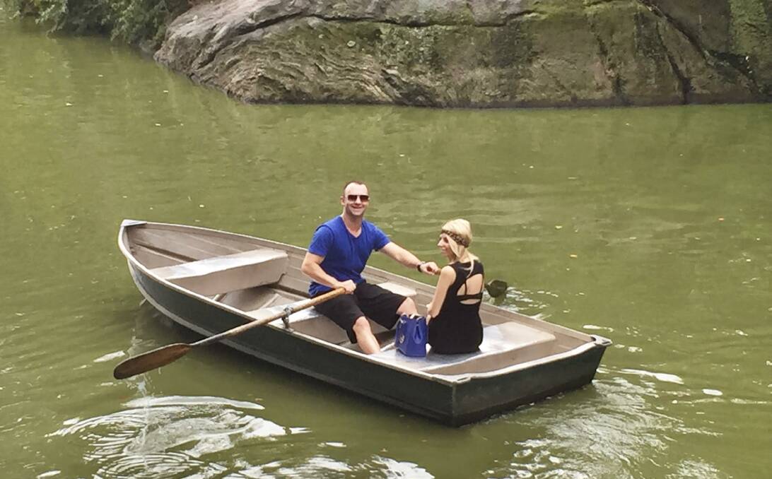 Boating in New York's Central park. Picture: Akash Arora