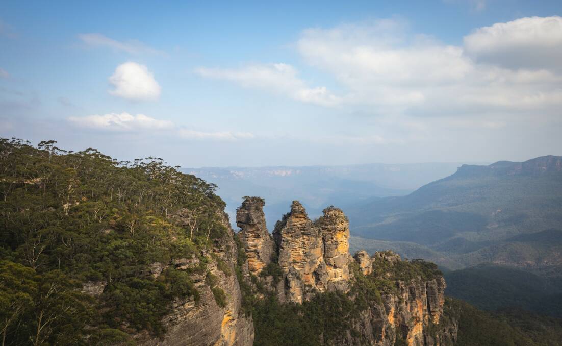 Three Sisters in the Blue Mountains. Picture: Destination NSW