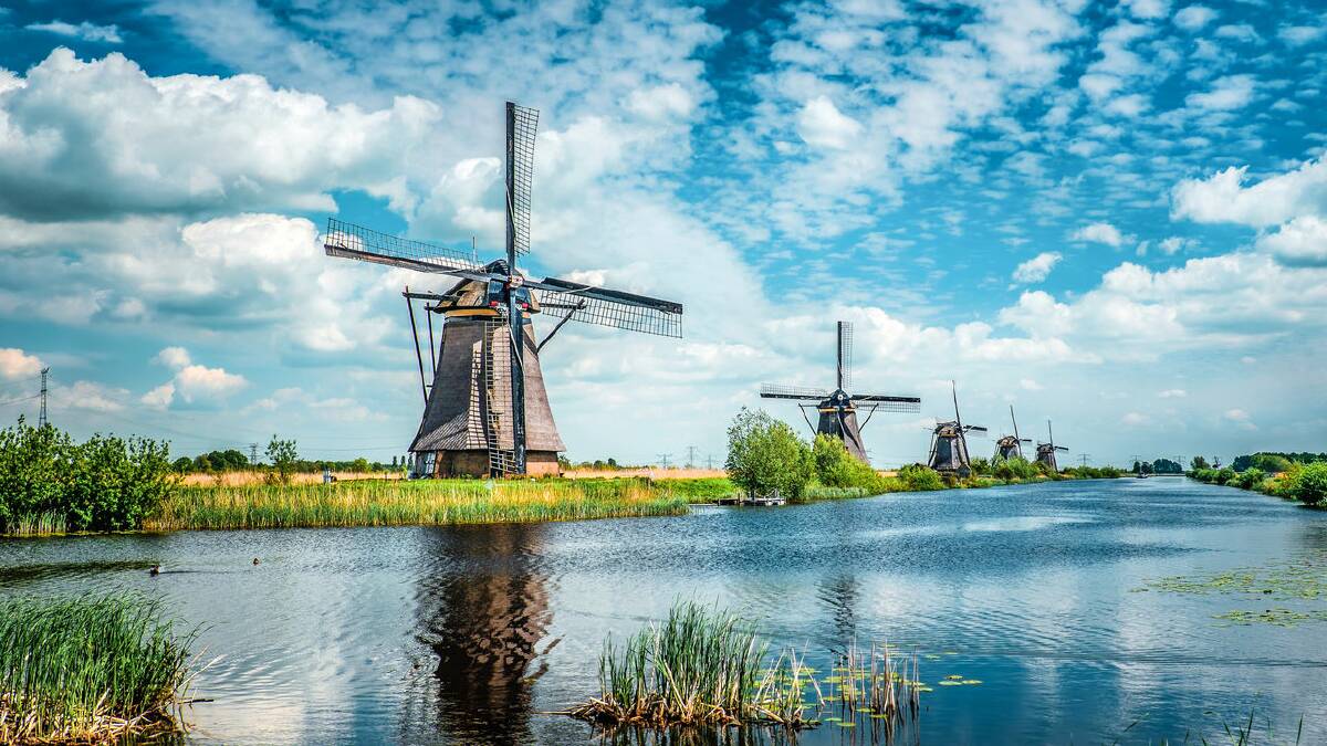 Kinderdijk, The Netherlands.
