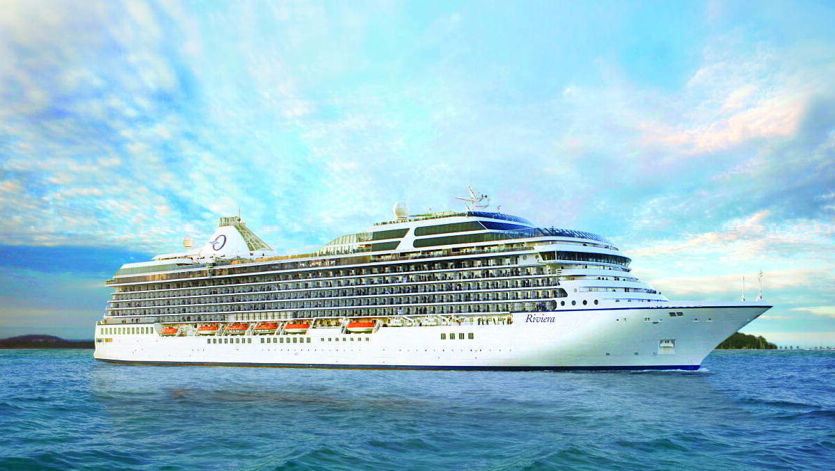 Oceania Cruises' 1250-guest ship Riviera.
