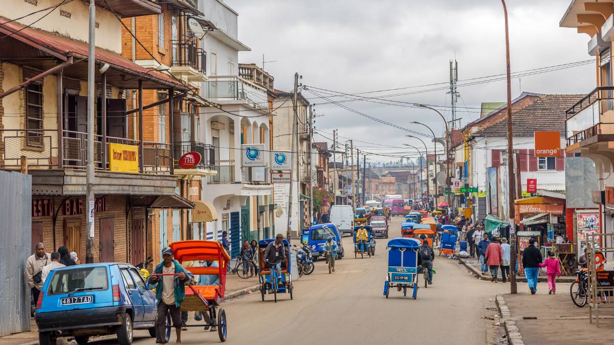 Cycle rickshaws in Antsirabe. Picture: Shutterstock