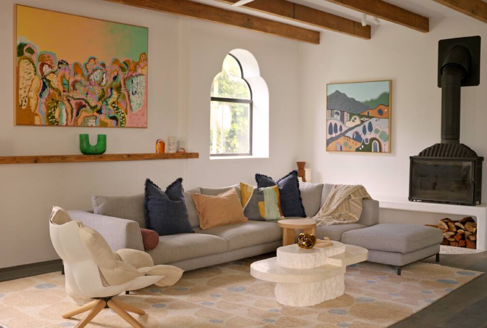 The beautifully designed living room. Picture: Joy Liu