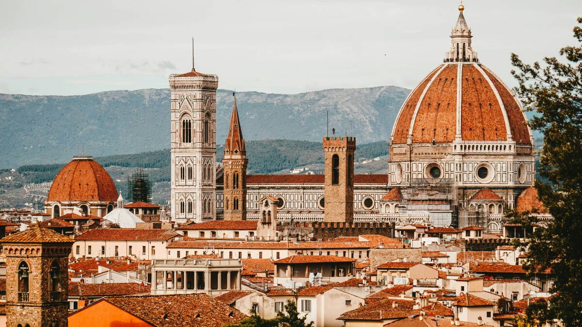 The rust-red domes of Florence. Picture: Unsplash