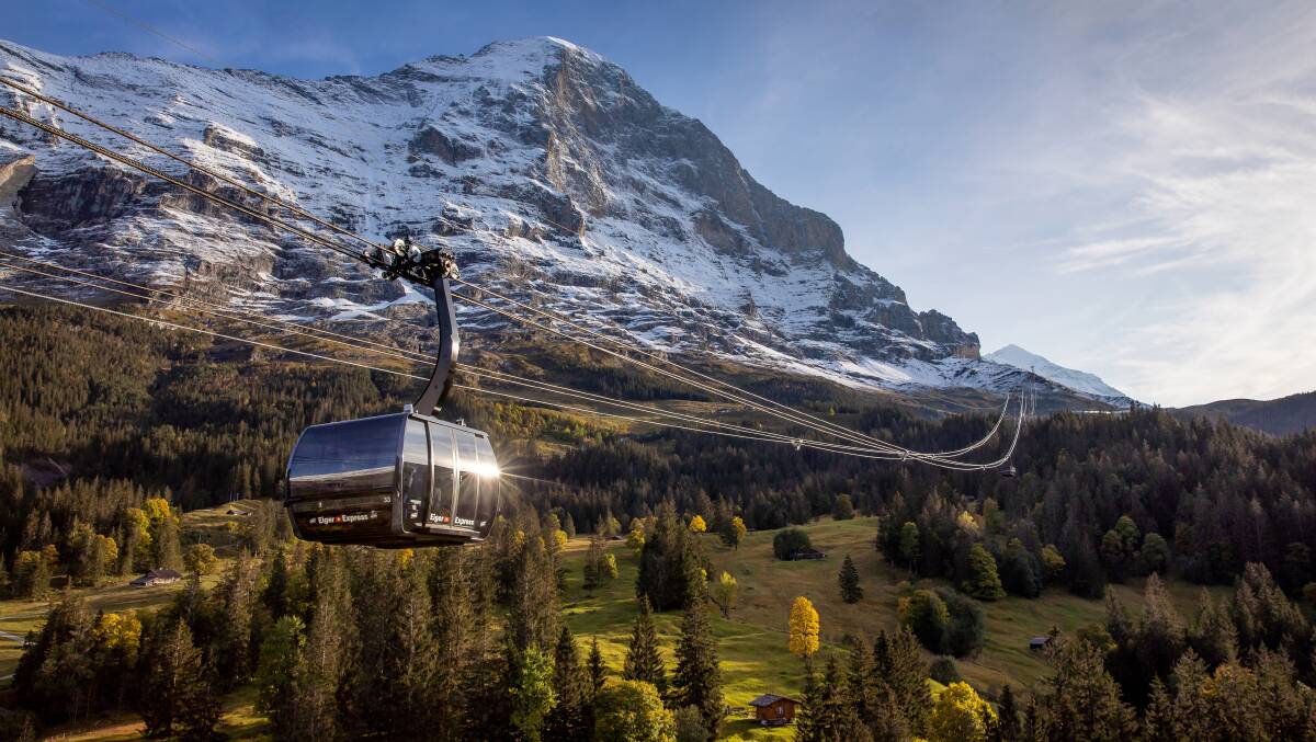 A cable car experience. Picture: Swiss Tourism