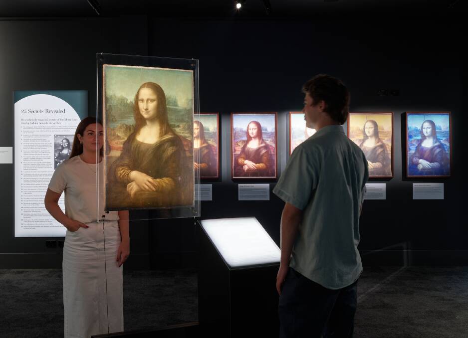 A 360-degree replica of Mona Lisa at The Lume. 