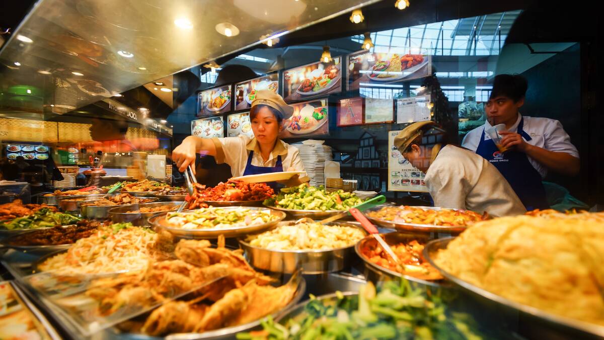 Delicious fare at a food court in Marina Bay Sands. Picture: Shutterstock