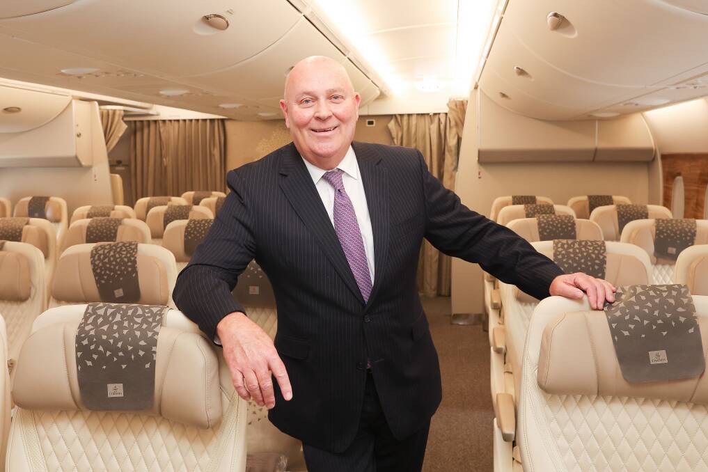 Divisional vice president Australasia at Emirates Barry Brown said Emirates' premium economy was close to business class quality.