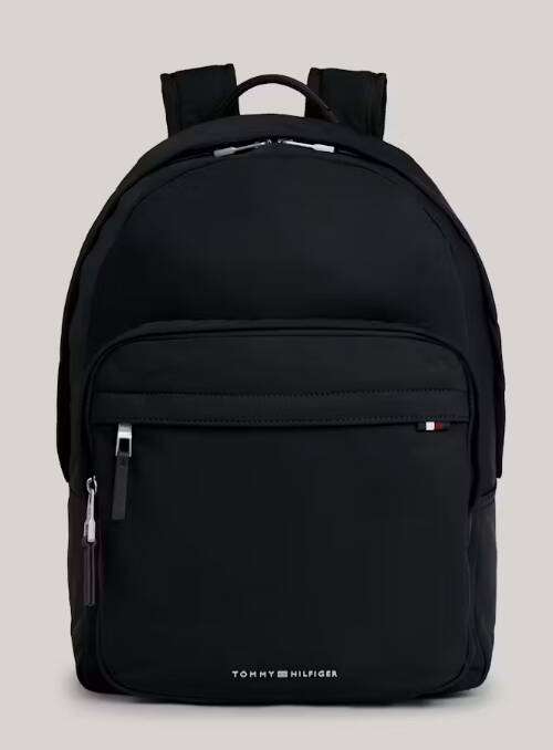 Tommy Hilfiger signature water repellant backpack. Photo by Tommy Hilfiger. 