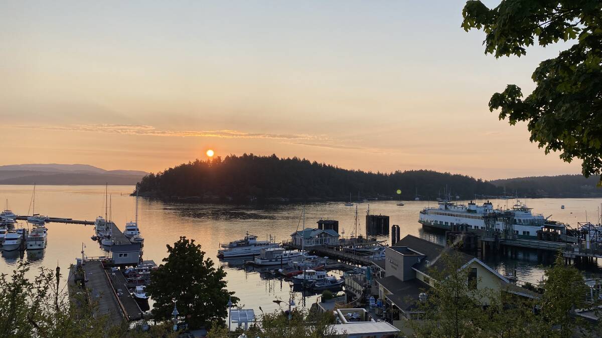 Friday Harbor at dawn. Picture: Craig Tansley